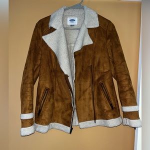Brown old navy coat